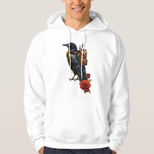 ワタリガラスの時計仕掛けの配達 パーカ (正面)