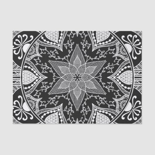 ワタリガラスの曼荼羅 薄葉紙 (正面)