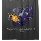 ワタリガラスの空の民間伝承 シャワーカーテン (正面)