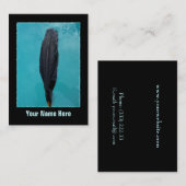 ワタリガラスの羽 名刺 (正面/裏面)