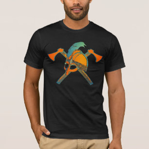 ワタリガラスの舵輪のワイシャツ Tシャツ