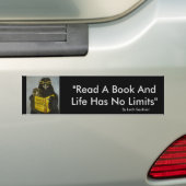 ワタリガラスの読書 バンパーステッカー (車上)