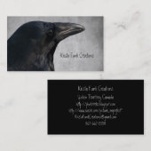 ワタリガラスの魅力の打撃 名刺 (正面/裏面)