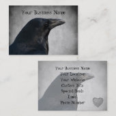 ワタリガラスの魅力の打撃 名刺 (正面/裏面)