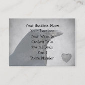 ワタリガラスの魅力の打撃 名刺 (裏面)