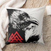 ワタリガラスのValknutの枕 クッション (ブランケット)