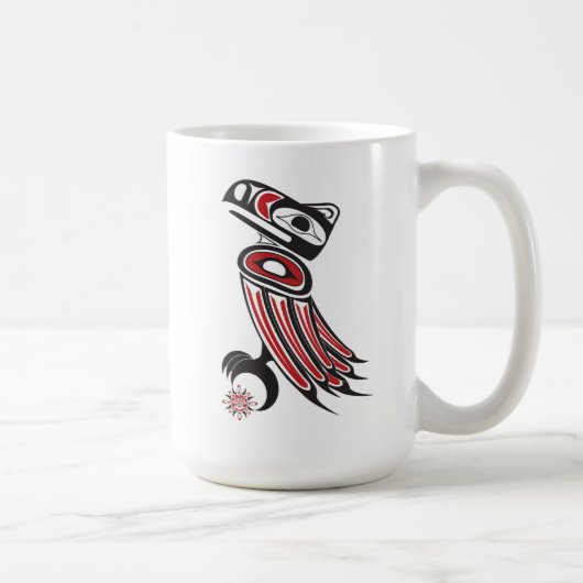 ワタリガラスは太陽を盗みます コーヒーマグカップ (右)