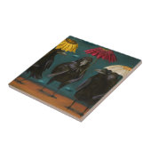 ワタリガラス雨 タイル (側面)