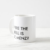 ワタリガラス30のマグ コーヒーマグカップ (正面左)