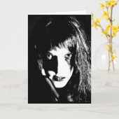 ワタリガラス カード (黄色い花)