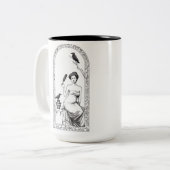 ワタリガラス ツートーンマグカップ (正面左)