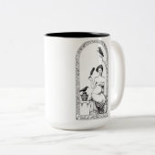 ワタリガラス ツートーンマグカップ (正面右)