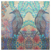 ワタリガラス ファブリック (クローズアップ)