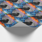 ワタリガラス ラッピングペーパー (角)