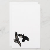 ワタリガラス 便箋 (正面/裏面)