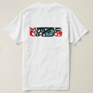 ワタリガラス-海岸のFormlineの太平洋の北西デザイン Tシャツ