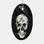 ワタリガラスPoeのオーナメント セラミックオーナメント (右)