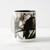 ワタリガラスSteampunk ツートーンマグカップ (正面左)