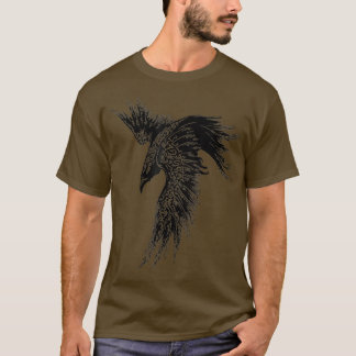 ワタリガラスTシャツ メンズ レディース 半袖Tシャツ ゴス ビル Tシャツ