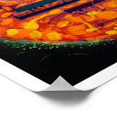 ワダレオスミスアンクラシュメーションプリント（4シーズン） ポスター (角)