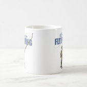 ワダーでフライフィッシング コーヒーマグカップ (中央)