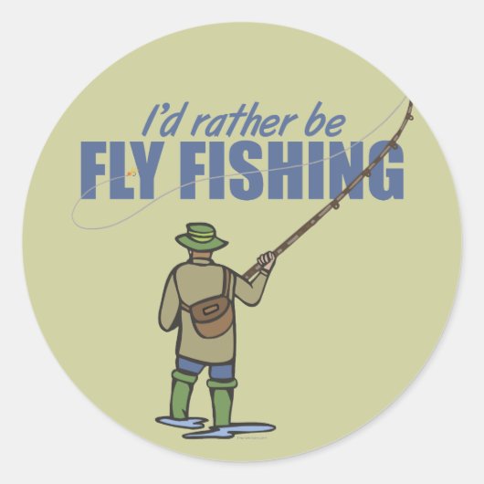 ワダーでフライフィッシング ラウンドシール (正面)