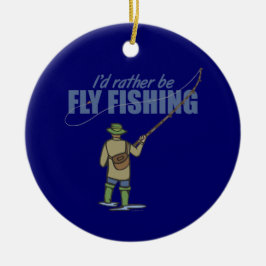 ワダーで釣る川 セラミックオーナメント