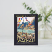 ワチャウオーストリアヴィンテージポスター1930 ポストカード (スタンド正面)