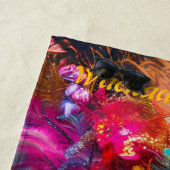 ワッお洒落カドレカラフルバードチャーム ビーチタオル (インサイチュ)