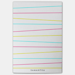 ワッはっきりしたキー線のポストイットノート ポストイット