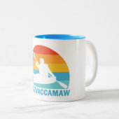 ワッカマウノースカロライナ湖 ツートーンマグカップ (正面右)