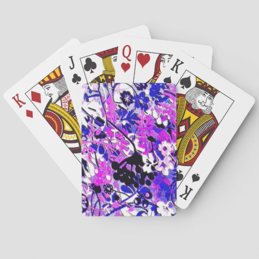 ワッキーなレトロフローラ トランプ (裏面)