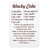 ワッキーケーキレシピ冷蔵庫用マグネット荷車を引く5 マグネット (縦)