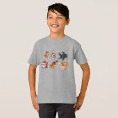 ワッキーゴールドフィッシュ海賊 Tシャツ (正面フル)