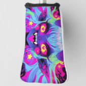 ワッキーデーモン小妖精や小人アニメガールトングアウト ゴルフヘッドカバー (回転90)