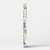 ワッキーヒップスターズドールセット2。カラフルヴィンテージ手 Case-Mate iPhoneケース (裏面 / 左)