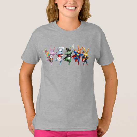 ワッキーラビットサーファー Tシャツ (正面)