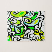 ワッキーレトロスワール3 ジグソーパズル (横)