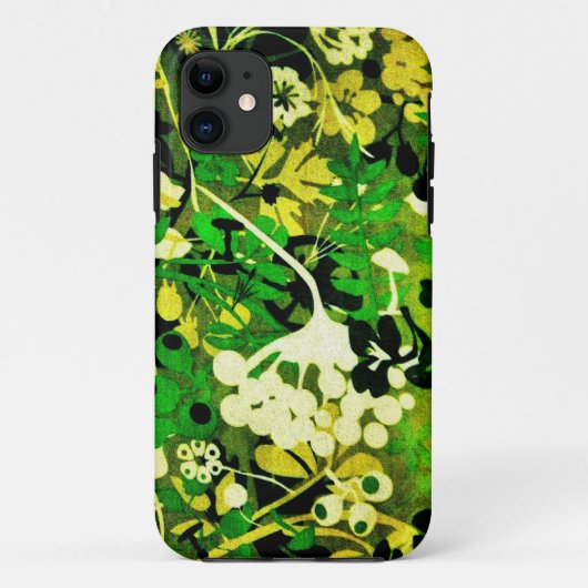 ワッキーレトロフローラ1 Case-Mate iPhoneケース (裏面)