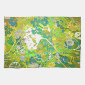 ワッキーレトロフローラ2 キッチンタオル (横)