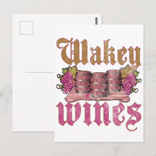 ワッキーワイン ポストカード (正面/裏面)