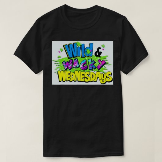 ワッキー水曜日 Tシャツ (デザイン正面)