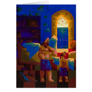 ワックスおよび羽-空白のなカード