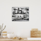 ワックスと獣脂を作る技術と神秘 ポスター (キッチン)