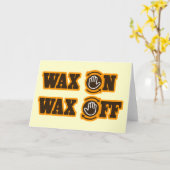 ワックスのオンワックス カード (黄色い花)