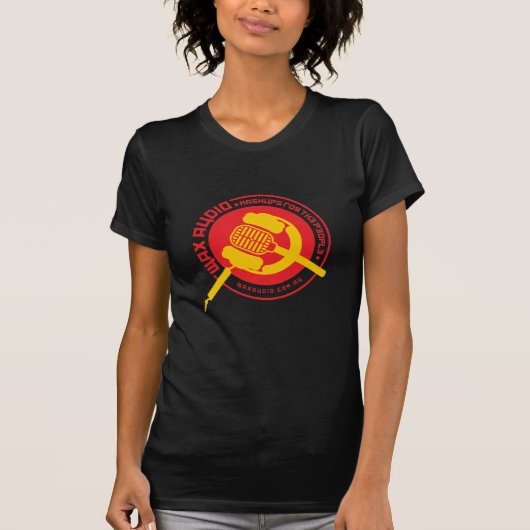 ワックスの音声-女性のTシャツ Tシャツ (正面)