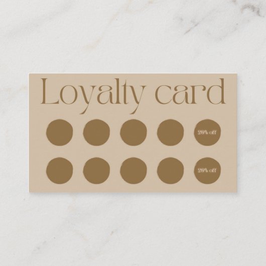 ワックスアフターケア&ロイヤリティカード 名刺 (裏面)