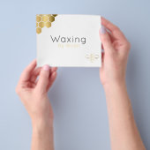 ワックスエステティシャン技術者ゴールデンビー  チラシ (手)