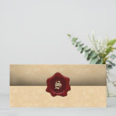 ワックスシフェイクール及び羊皮紙ヴィンテージゴシック メニュー (スタンド正面)