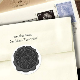 ワックスシフェイクール、ブラック ラウンドシール